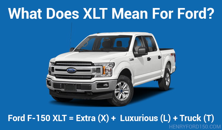 what does xlt mean for ford