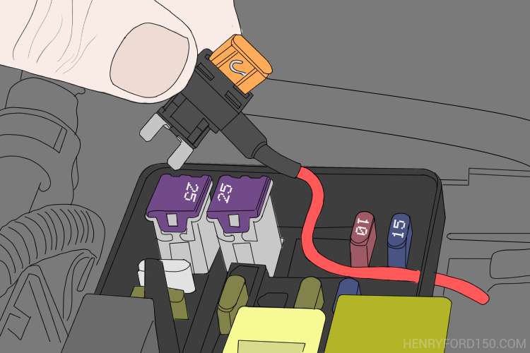 pull and reseat ford sync fuse