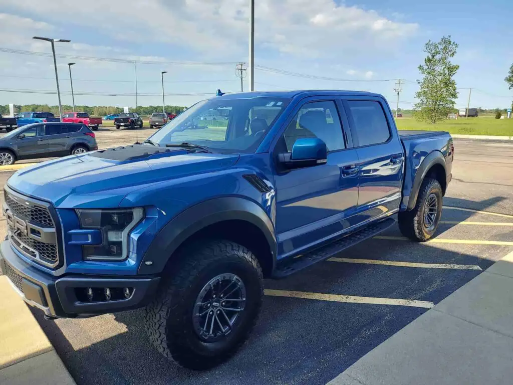 ford performance blue