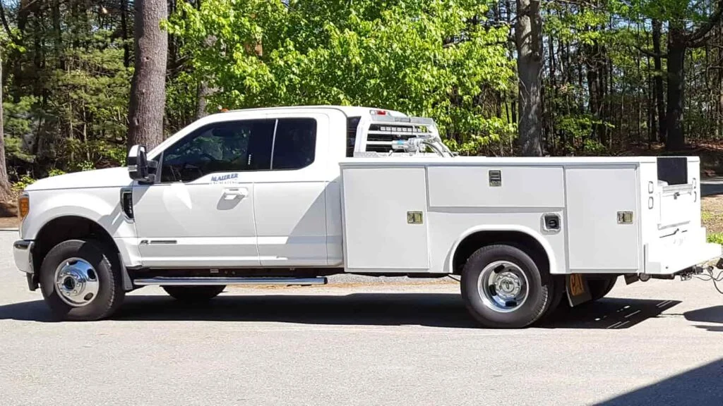 star white ford truck